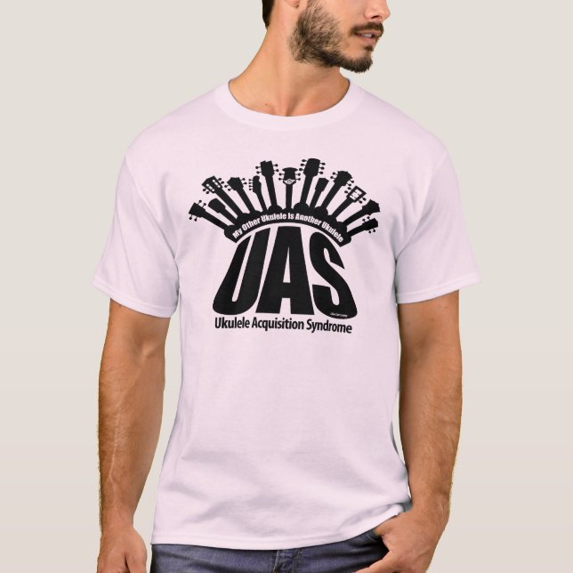 UAS Ukulele-Erwerbs-Syndrom T-Shirt (Vorderseite)