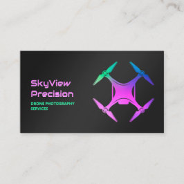 UAV Aerial Drone QR Visitenkarte