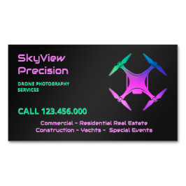 UAV Drone Fotografie Magnetische Visitenkarte