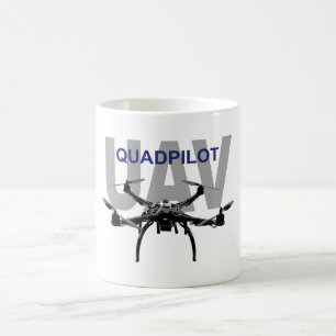 UAV Quadpilot Quadcopter Pilot Tasse