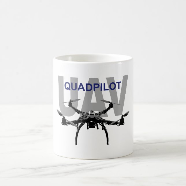 UAV Quadpilot Quadcopter Pilot Tasse (Mittel)