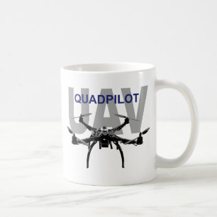 UAV Quadpilot Quadcopter Pilot Tasse