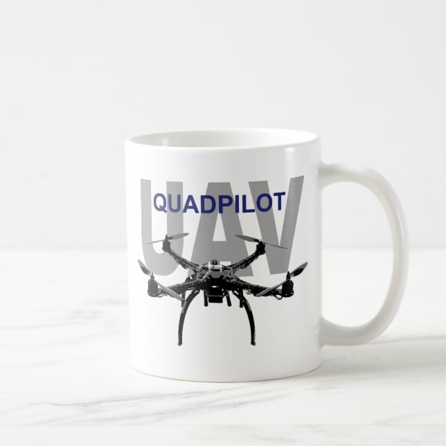 UAV Quadpilot Quadcopter Pilot Tasse (Rechts)