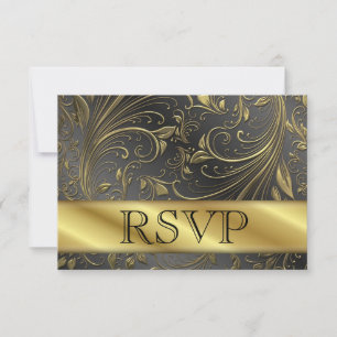 UAWG 50. Gold Jubiläumskarte RSVP Karte