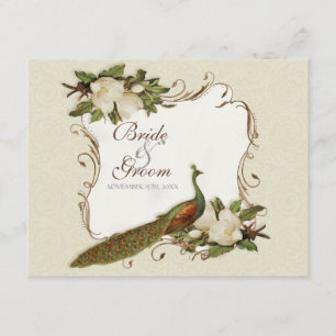 UAWG Antwort - Vintager Pfau-u. Magnolien-Wirbel