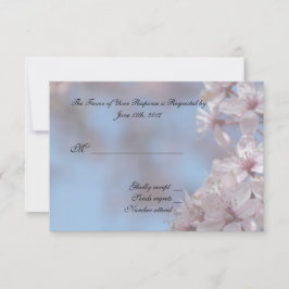 UAWG, Antwortkarte, Blume der hübschen Frühlingski RSVP Karte