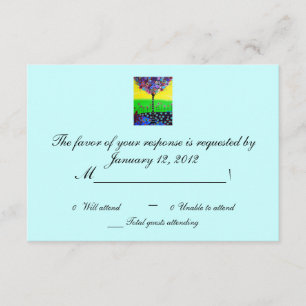 UAWG Bar Bat Mitzvah RSVP Karte