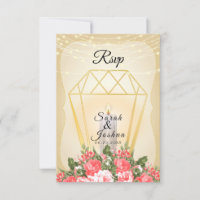UAWG - Blume aus goldenen Lattern und Korallen