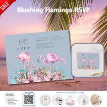 UAWG - Blushing Flamingos Tropical Beach Hochzeit
