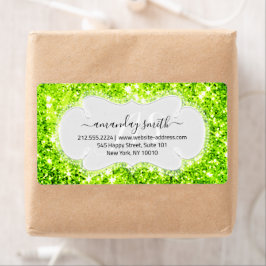 UAWG Bridal Monogram Wedding Glitzer Princes Green