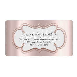 UAWG Bridal Sweet Monogram Rose Gold Frame
