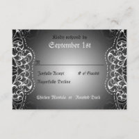 UAWG Bride & Groom Empfang Cards geblüht