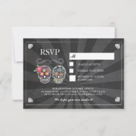 UAWG Chalk Hochzeit Rustikale Rose Cards für Zucke RSVP Karte