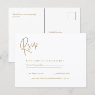 UAWG - Classic White Gold Postkarte