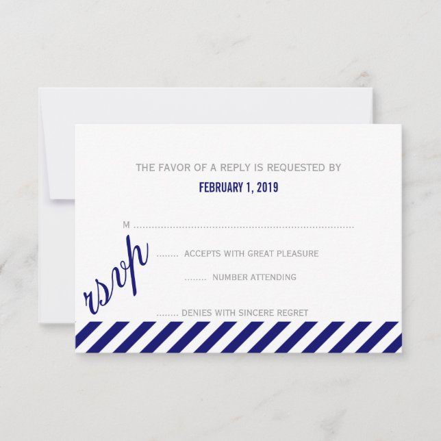 UAWG | diagonal RSVP Karte (Vorderseite)