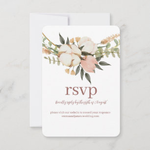 UAwg für die Blumenreaktion auf Wasserfarben RSVP Karte