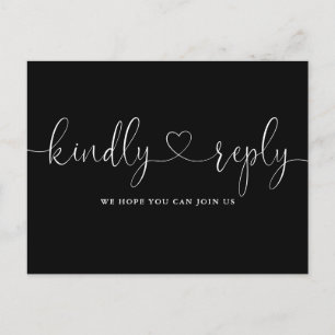 UAwg für die Suche nach schwarzem und weißem Song  Einladungspostkarte