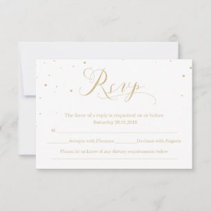 UAwg für die Winterhochzeit in der Nacht RSVP Karte