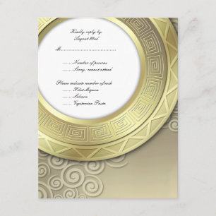 UAWG für Empfangs-/Abendessen-Einladung RSVP Karte