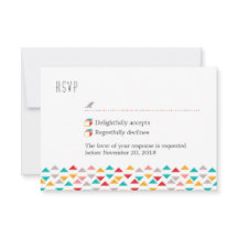 UAwg für farbenfrohe geometrische Dreiecksherzen