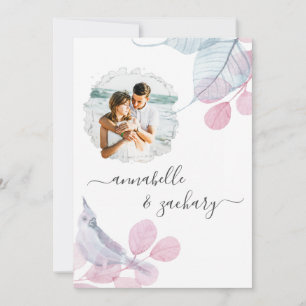 *~* UAWG für FOTOS . QR AR6 Blätter Wedding Inv Einladung