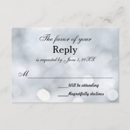 UAwg für Hochzeitstipendien RSVP Karte
