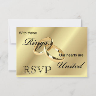 UAWG Gay Lesbian Hochzeitsankündigung RSVP Karte