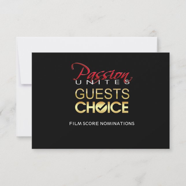 UAWG Guests Choice Card Einladung (Vorderseite)
