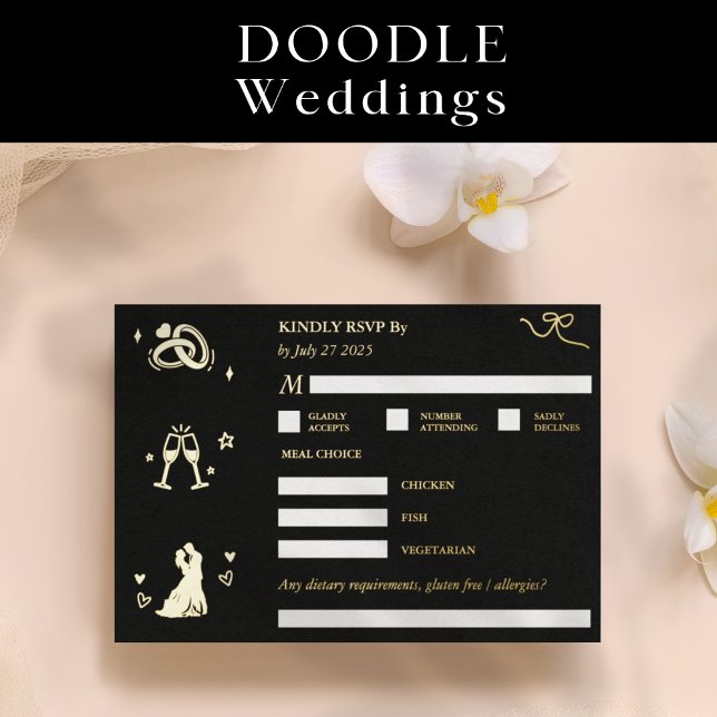 UAWG güly Reply Foil Doodle Respond Enclosure Folieneinladung (Von Creator hochgeladen)