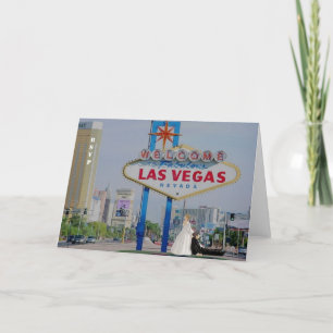 UAWG Las Vegas Wedding Announcement Card Feiertagskarte