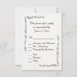 UAwg mit Weißakzenten RSVP Karte