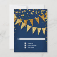 UAWG Modern Pennant Banner w Glitzer Confetti