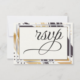 UAWG | Moderne Farbstiche und Typografie RSVP Karte