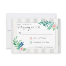 UAWG Moderne Streifen und Bohemische Wasserfarben