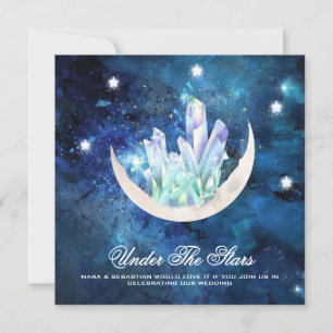 *~* UAWG MOON STARS CRYSTAL AR14 Website Hochzeit Einladung