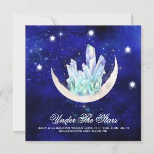 *~* UAWG MOON STARS CRYSTAL Website AR14 Wedding Einladung
