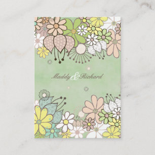 UAWG-Neutrale Blume DIY Custom Cards Begleitkarte