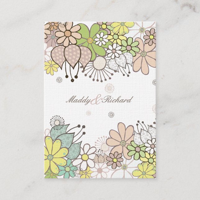 UAWG-Neutrale Blume DIY Custom Cards Begleitkarte (Vorderseite)