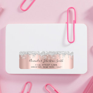 UAWG New Wedding Adress Silver Gray Tropfens Rose