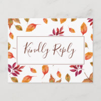 UAWG Postcard Herbst in Liebe Herbsthochzeit
