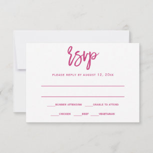 UAWG / Postkarte beantworten Brush Calligraphy-M