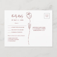 UAwg Postkarte für die Rose der Weichteile