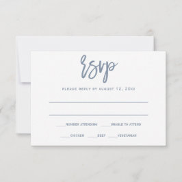 UAWG Postkarte | Pinselkalligraphie - Dusty Blue