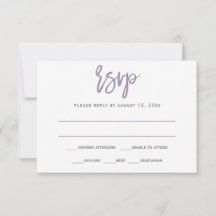 UAWG Postkarte | Pinselkalligraphie (Lavendel)