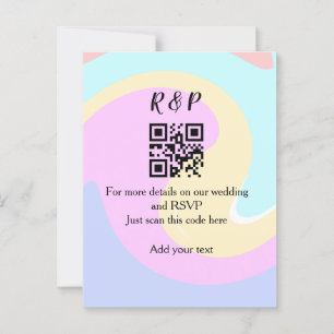 UAwg q oder Code hinzufügen Postkarte