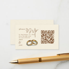 UAwg QR-Code für Hochzeitsszenarien Begleitkarte