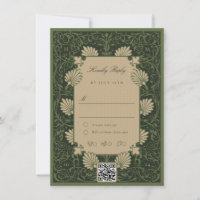 UAWG Regal Emerald Green Antique Gold Barock