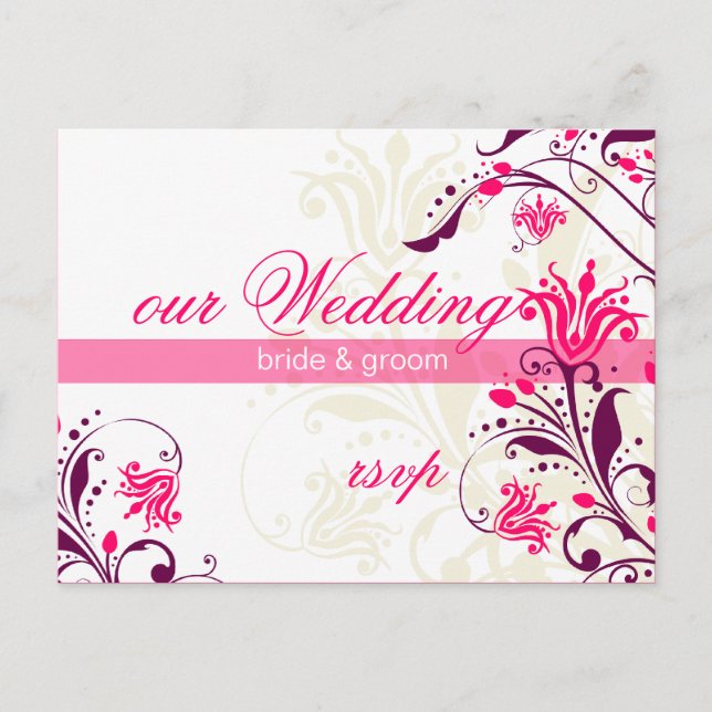 UAWG REPLY CARD :: Lilie Einladungspostkarte (Vorderseite)