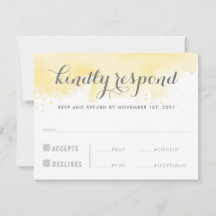 UAWG REPLY REPONSE Gelbe Aquarellmahlzeiten