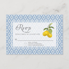 UAWG Response BOHO Rustic Lemon Trellis Blumenstra RSVP Karte